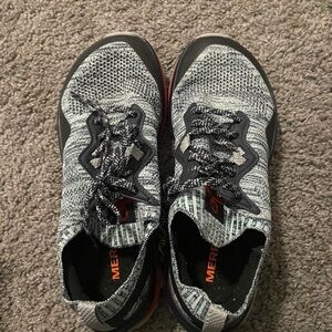 Merrell women Grey Knit Athletic Sneakers